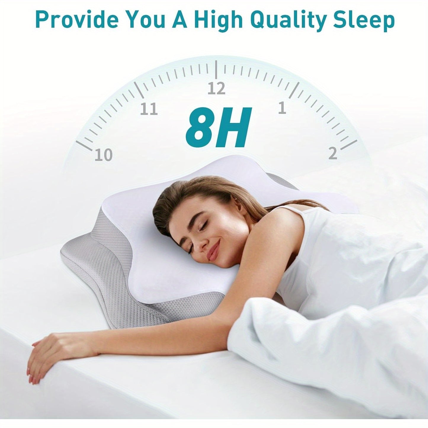 Cozy Comfi Contour Pillow – Cozy, Comfy Support for Sweet Sleep