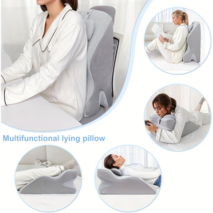 CloudRest Ergonomic Lounge Pillow – Perfect for Rest, Reading, and Relaxing