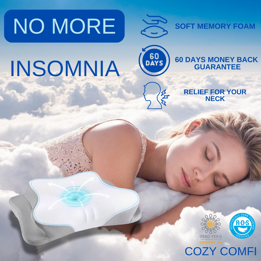 Cozy Comfi Contour Pillow – Cozy, Comfy Support for Sweet Sleep