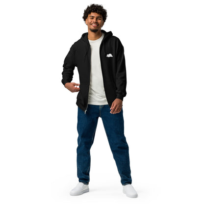 Cozy Comfi Unisex heavy zip hoodie - Hleepy Bear