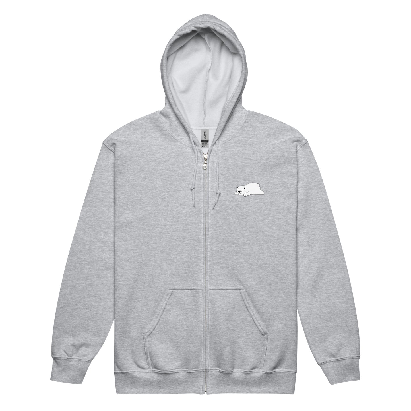 Cozy Comfi Unisex heavy zip hoodie - Hleepy Bear